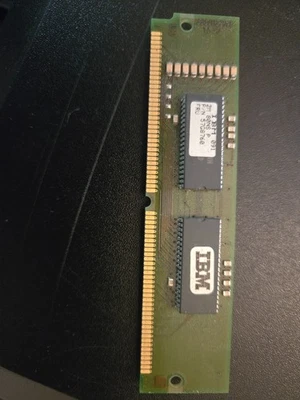 IBM 2MB 30-Pin SIMM RAM – FRU 57G8760 – FPM DRAM – 85ns – Vintage PS/2 Memory - Image 1 of 2