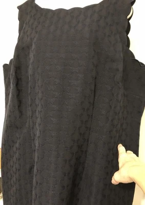 NWT Talbots RSVP Dress 20W Career Sheath Navy Blue Easy Care Scalloped Edge $189 - Image 1 of 4