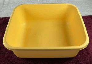 Vintage Rubbermaid 2951 Ernte Gold Kunststoff Schale Pfanne 11,4 Quart Hergestellt in den USA - Bild 1 von 12