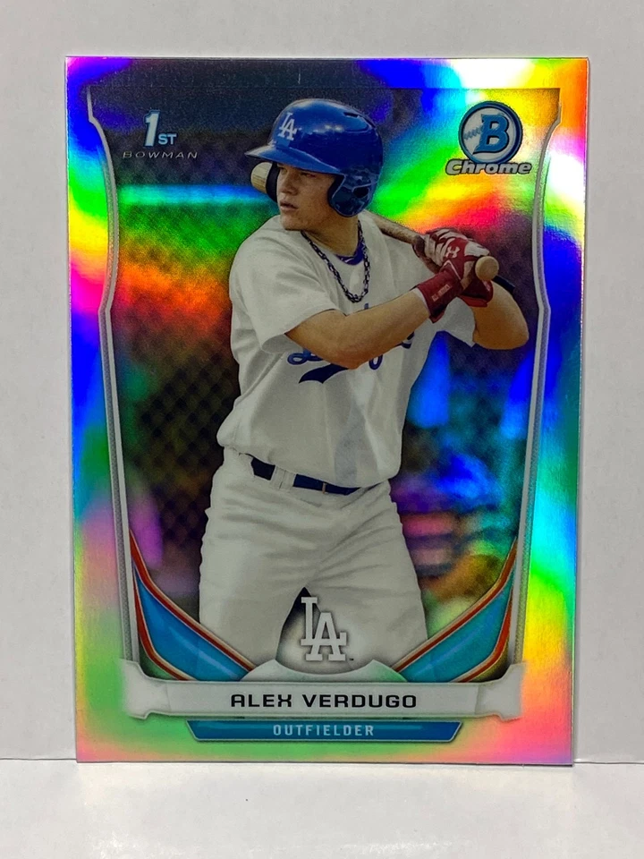 2014 Bowman Chrome Draft Refractors #CDP59 Alex Verdugo RC - Image 1 of 1
