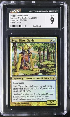 SYGG, RIVER GUIDE Lorwyn Foil Rare CGC 9 MTG EDH [Nostalgium] - Image 1 of 2