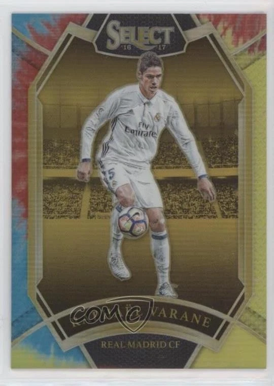 2016-17 Panini Select Field Level Tie-Dye Prizm /30 Raphael Varane #218 - Image 1 of 2