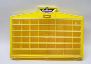 MICRO MACHINES GALOOB Yellow Carry Display Case Vintage 1980s Cars Holder EMPTY - Picture 1 of 19