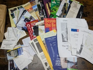 Lot Vintage Travel USA NE Battleground Postcards Map Brochures Tickets - Picture 1 of 9