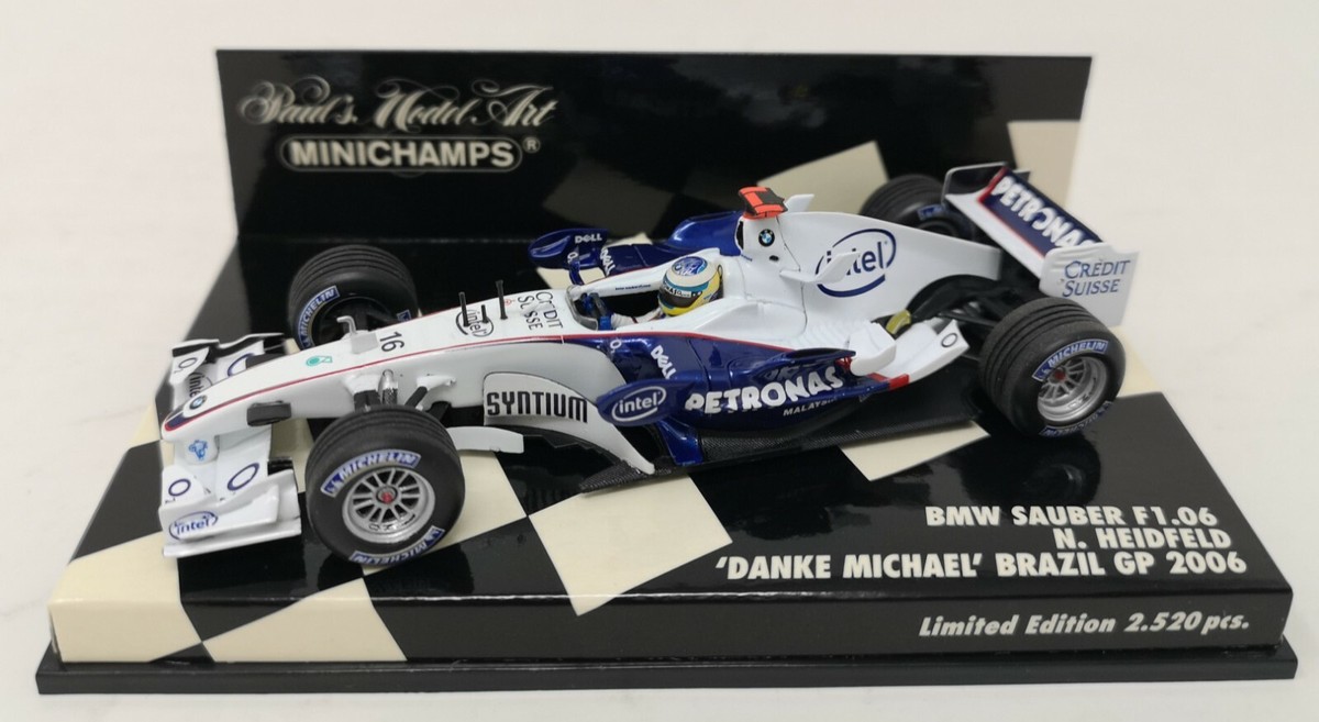 ミニカー BMW Sauber F1.08 Showcar Nick Heidfeld Model car BMW Sauber F1.08 Heidfeld 2008 Minichamps
