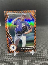 2021 Panini Prizm Draft Picks - Tiger Stripe Prizm #PDP172 Carson Seymour /99...