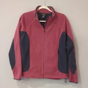 L.L. Bean Fleece Polartec Jacket Pink size Large - Picture 1 of 8