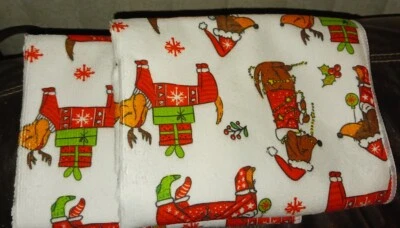 Dachshund Christmas Kitchen/ Bathroom Hand Towel/ Sports Towel/ Foto 1 de 2