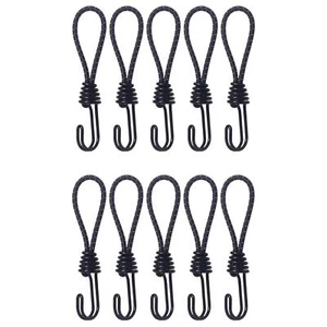 10Pcs Bungee Cord with Hook Portable for Camping Accessories Tarpaulin Tarps - Picture 1 of 7