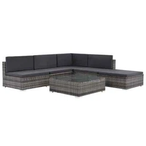 Sofa Set Grey, Dark Grey vidaXL - Picture 1 of 6