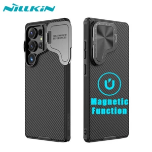 Nillkin for Samsung S25 Ultra Case Magnetic Lens Camera Stand Heavy Duty Cover - Photo 1 sur 29