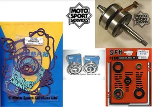 KTM 65 SX 03-08 Mitaka Bottom End Engine Rebuild Kit Crank Mains Gasket Seal - Picture 1 of 1