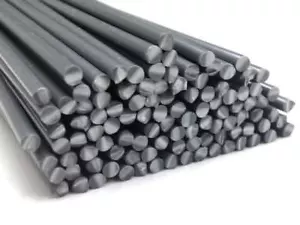 Kunststoffschweißdraht PVC-U hart 3mm Rund Grau 25 Stäbe - Bild 1 von 1