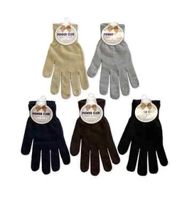 Hombres Invierno Guante Tejido Nieve Esquí Senderismo Campamento Entrenamiento Informal Cálido Unisex Negro - Imagen 1 de 4