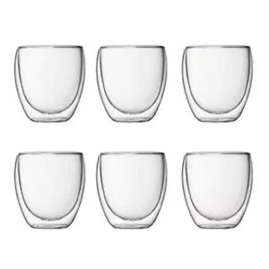 Bodum - Pavina Double Wall Glasses 250ml - Set of 6 - Picture 1 of 1