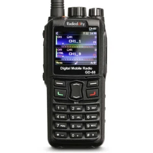 Radiodity GD-88 DMR Radio 7W Dwuzakresowe cyfrowe analogowe powtórzenie krzyżowe 3000mAh - Zdjęcie 1 z 7