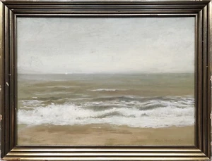 EMILE HOETERICKX (BELGIAN) "THE NORTH SEA", SIGNED ORIGINAL GOUACHE PAINTING - Picture 1 of 24
