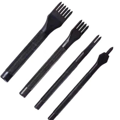 MARKENLOS Strumento di punzonatura per pelle strumento di quaderna da viaggio per la lavorazione della pelle perforatore