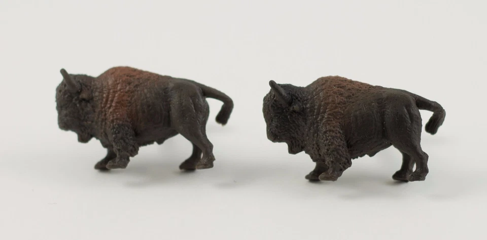 Abotoaduras de bisão--Caça vida selvagem natureza animal búfalo nativo americano  - Imagem 1 de 1