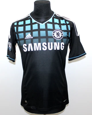 A3 ADIDAS Chelsea DAVID LUIZ #4 FC London 2011/12 Away Football Jersey Sz S - Image 1 of 4