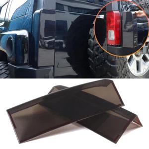 Cubiertas de luz de cola ahumada protectores de luz trasera borde para Hummer H3 2005-2009 - Imagen 1 de 12