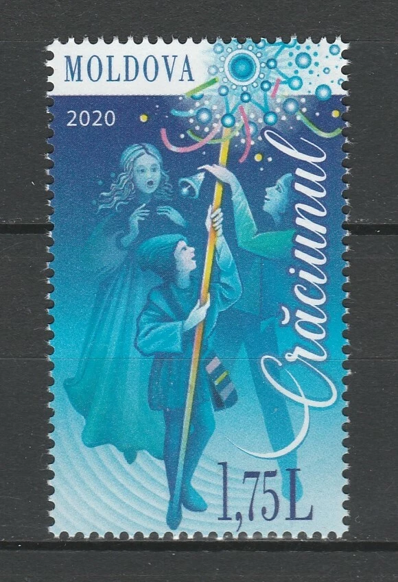 Moldova 2020 Christmas MNH stamp - Image 1 of 1
