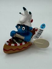 Canoe Smurf Indian SMURF Figures 2006 Rare Native American Lot of 5