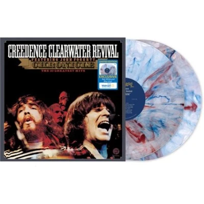 CREEDENCE CLEARWATER REVIVAL GREATEST HITS VINYL NEW! LIMITED RED WHITE BLUE LP - Image 1 of 3
