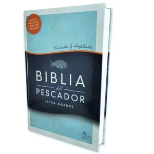 Biblia del Pescador Letra Grande RV1960 revisada y ampliada tapa dura a color - Imagen 1 de 5