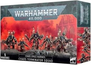 Warhammer 40k Chaos Space Marines: Chaos Terminator Squad NEW in BOX - Picture 1 of 1