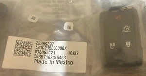 4 Genuine GM Remote New In Package 23286292 - Picture 1 of 1