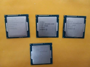 Lot 4x Intel Pentium Dual Core G3250 SR1K7 & G3240 SR1K6 3MB CPU Processor - Picture 1 of 7