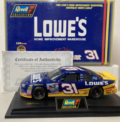 Chevrolet Monte Carlo 1998 Revell NASCAR #31 Mike Skinner LOWE’S diecast 1:24. Foto 1 de 2