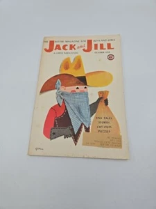 1958 JACK AND JILL Magazine - Raphael Tuck Paper Dolls - Excellent Condition! - Imagen 1 de 5