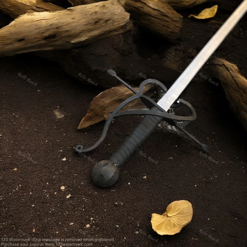 Espada Rapier Medieval Personalizada Hecha a Mano Acero al Carbono Doble REGALO Renacimiento PREMIUM Foto 1 de 4