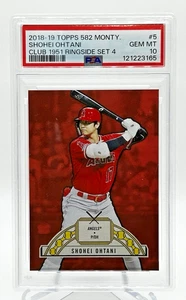 2018-2019 Topps 582 Montgomery Club Shohei Ohtani #5 PSA 10 - Foto 1 di 2