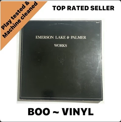Emerson Lake & Palmer Works Vol 1 Double LP Atlantic VG+ / VG+ Condition - Image 1 of 4