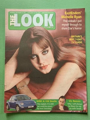 THE LOOK mag 29-Sept-2001 MICHELLE RYAN Dexter Fletcher Will Mellor Vic Reeves - Image 1 of 4