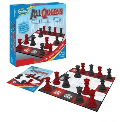 All Queens Chess Thinkfun 2014 Chess Strategy Puzzle NIB - Image 1 of 4