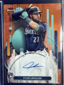 Topps Finest Tyler 2025 naranja bloqueado en tarjeta automática/25 - Imagen 1 de 2