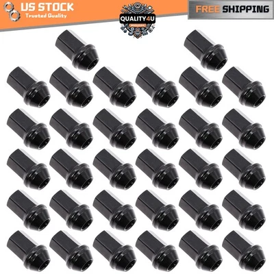 32 Black Factory Lug Nuts 14x1.5 Fits For 2013 & Newer Ram 2500 3500 Heavy Duty - Изображение 1 из 4