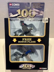 Corgi 100 Years Of Flight ACES OF WAR SUPERMARINE SPITFIRE & P-51D MUSTANG NEW - Picture 1 of 4