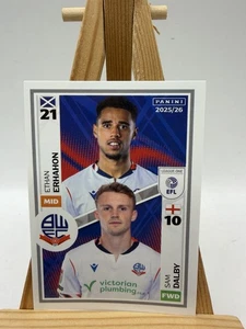 PANINI EFL 2025 - 26  STICKER Erhahon/Dalby Bolton Wanderers #515 - Picture 1 of 4
