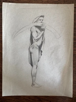 Taparrabos tribus africanas dibujo vintage años 40 historia antropología 8 x 10 Foto 1 de 4