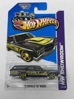 Vagón Chevelle SS Mooneyes #248 A14 Hot Wheels Showroom Performance negro 70 Foto 1 de 4