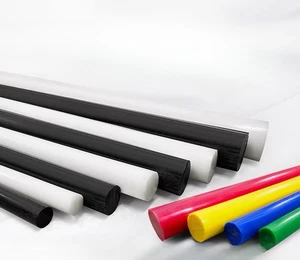 10 piezas varilla de nailon POM blanco y negro diámetro 4-10 mm longitud 500 mm - Imagen 1 de 1