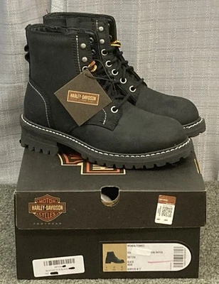 BOTAS MOTO HARLEY DAVIDSON D87236 NUEVAS MUJER BENTLER 5" NEGRAS Foto 1 de 4