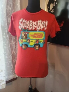 Scooby-Doo Hombre Camiseta Gráfica Navidad Mangas Cortas Talla M 38-40 Roja - Imagen 1 de 2