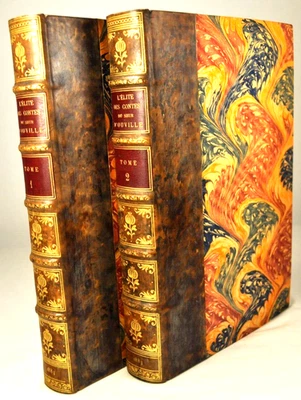 ELITE DES CONTES SIEUR D'OUVILLE BIBLIOPHILES JOUAUST 1/200 GR. IN-8 REL. DUVAL - Photo 1/4