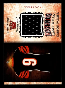 SPORTKINGS VOLUME 3 #LSM-47 CARSON PALMER LEGENDS MEM GAME USED JERSEY RED /50 - Picture 1 of 2